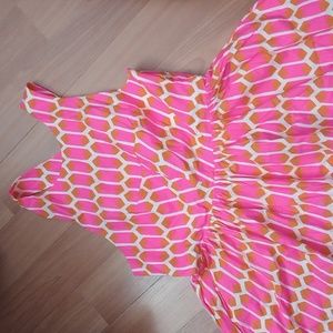 Cross back strap dress